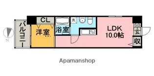 福岡県福岡市中央区平尾1丁目【マンション】の間取り