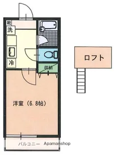 ファインフィールド1【2階】の間取り