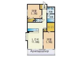 K・T MORA【3階】の間取り