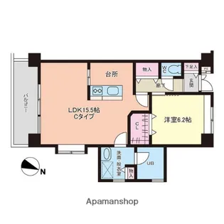 パークコート平尾大池【3階】の間取り
