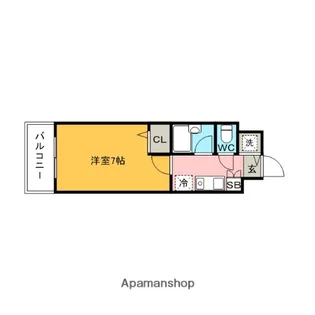 メゾン・ド・ヴィレ薬院【10階】の間取り