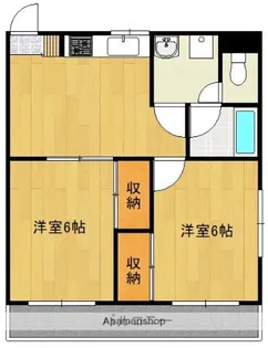 カーサ平和【3階】の間取り