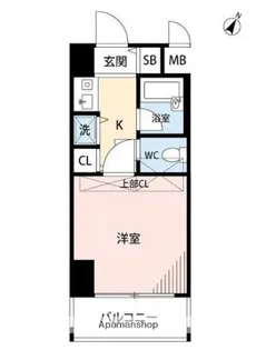 ダイナコート平尾山荘通り【8階】の間取り
