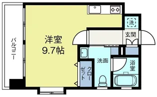 ピュアドームアルカサール平尾【5階】の間取り