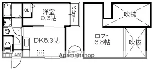 ピコロ周船寺【1階】の間取り