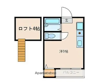 スタープラチナ姪浜【2階】の間取り
