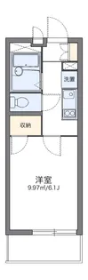 レオパレス平尾【4階】の間取り