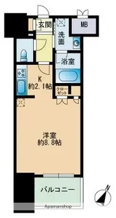 RJRプレシア博多楽水園【10階】の間取り