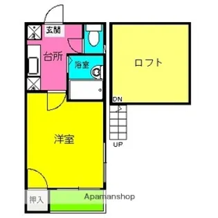 プレジール鳥飼【2階】の間取り