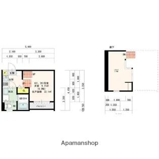 メゾンM【1階】の間取り