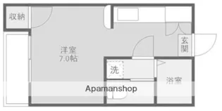セカンドヒル【1階】の間取り