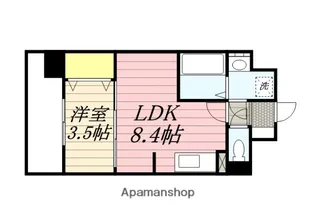 MODERN PALAZZO 博多SURⅡ【6階】の間取り