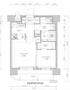 ネストピア薬院東【4階】の間取り