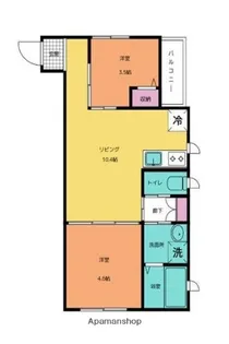 アドバンス賀茂南【3階】の間取り