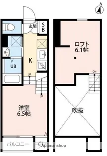 CORTESIA西片江(コルテシア)【1階】の間取り