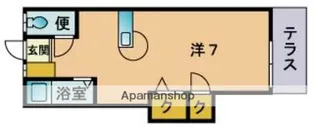 ブーゲンビリア別府【1階】の間取り
