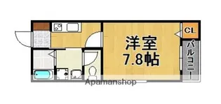 アシスト南片江【1階】の間取り
