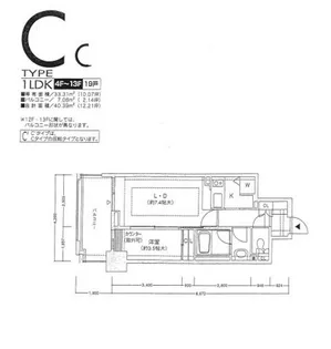 西新テングッドシティ SAVOY【8階】の間取り