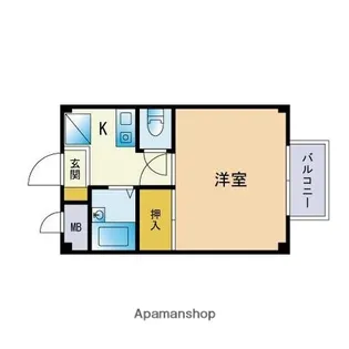 A−LUCK【1階】の間取り