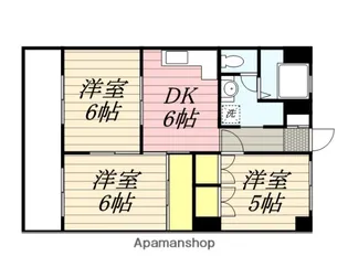 タイタス薬院【3階】の間取り