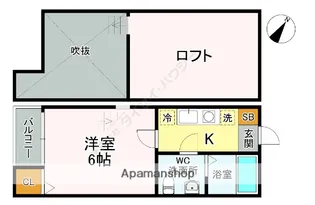 GRATEFUL松原【2階】の間取り