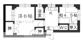 リッツ城西【2階】の間取り