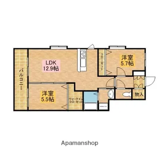 メゾン・ド・カンパーニュ【1階】の間取り