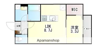パインビレッジ【1階】の間取り