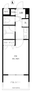 ライオンズマンション天神西【6階】の間取り