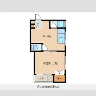 WESTヒルズ【2階】の間取り