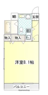 エトス平尾(入江ビル旧館)【10階】の間取り