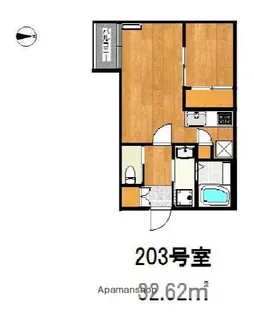 ファーライトⅡ【2階】の間取り