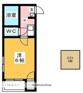 インペリアル博多Ⅲ【2階】の間取り