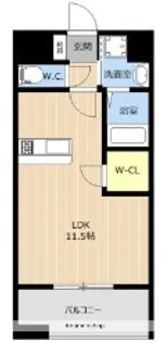 LIBTH高宮【13階】の間取り