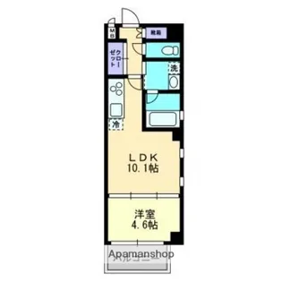 ヴィラージュ天神南弐番館【6階】の間取り