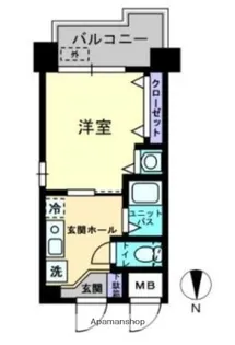 ヴィラハイジア春吉【4階】の間取り
