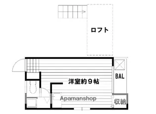ピナクル南片江B【1階】の間取り