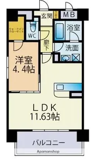 令煌【1階】の間取り