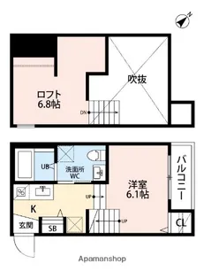T.A次郎丸4丁目ⅢA棟【2階】の間取り