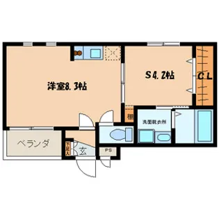 福岡県福岡市西区今宿3丁目【アパート】の間取り