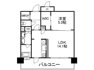 エンクレストGRAN博多駅前【12階】の間取り