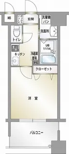 エンクレスト薬院Ⅲ【9階】の間取り