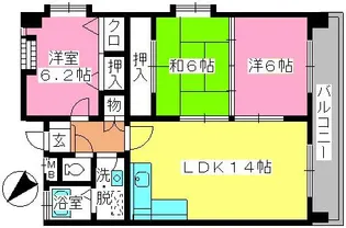 サン・トルース博多【4階】の間取り