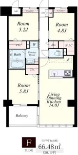 APエルテージ地行【2階】の間取り