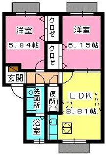 パークサイドY&Y【1階】の間取り