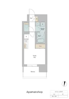 BRILLIA IST西新【10階】の間取り