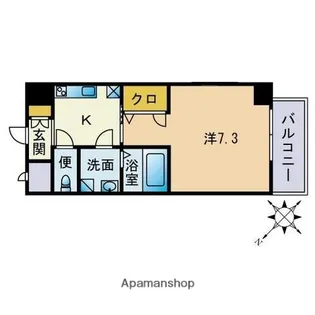 アンプルールベトンハートヒルズSUGITANI【3階】の間取り