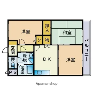 城野ビル「原」【5階】の間取り