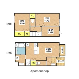 ルミナⅠ【1階】の間取り