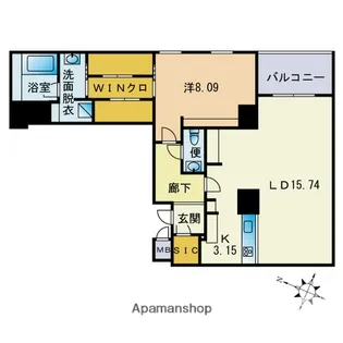 RLIV KUSAGAE【2階】の間取り